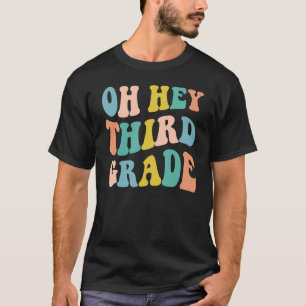 Camiseta Hei, 3º ano, Professora Raparigas do Time Squad Gr