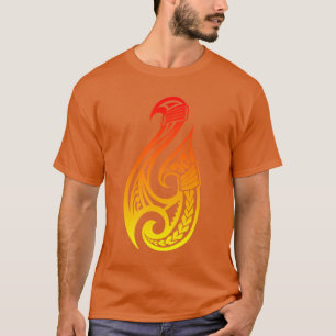 Camiseta Hei matau tradicional gancho maori