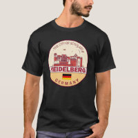 Heidelberg Alemanha City Skyline Emblem