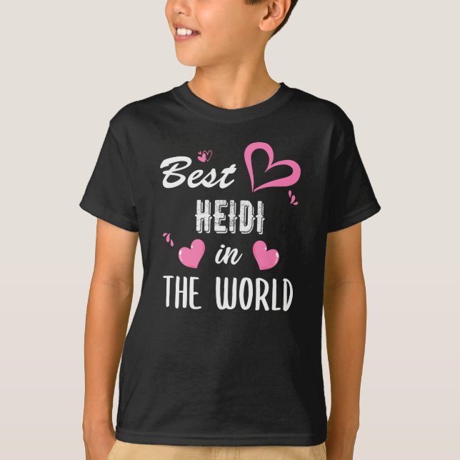 Camiseta Heidi, Melhor Heidi no Mundo (Frente)