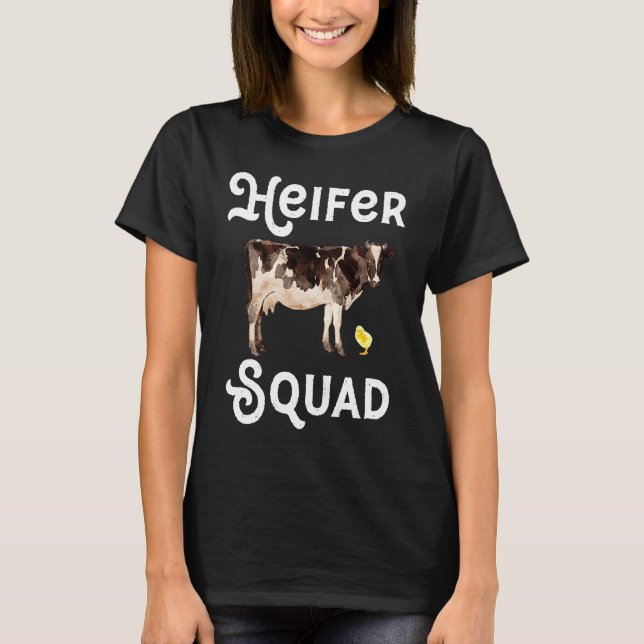 Camiseta Heifer Squad  Cow (Frente)