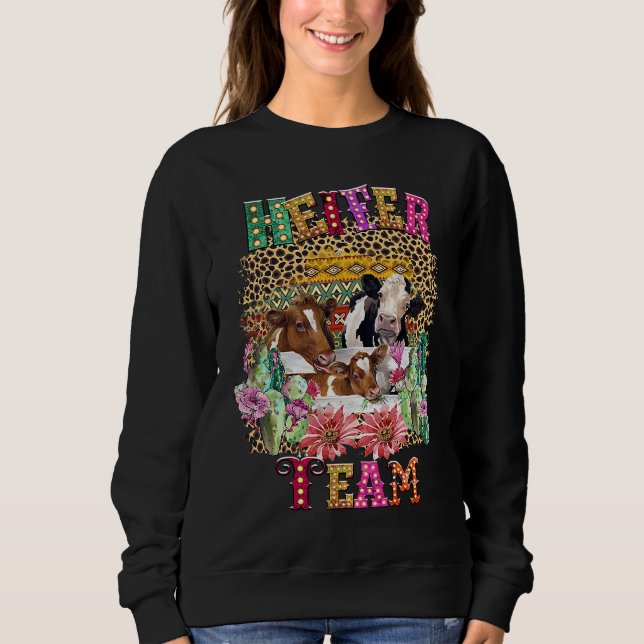 Camiseta Heifer Team Girl  Cow  Heifer (Frente)