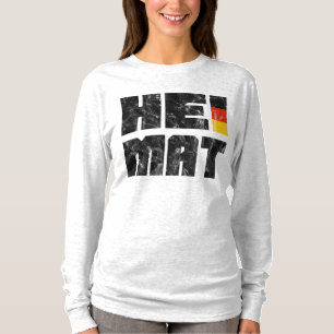 Camiseta Heimat, alemão, alemão, casa, pátria