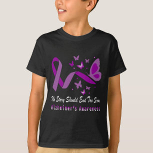 Camiseta Heimerheimer Consciência Mês Fita Roxa Visto