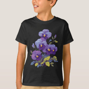 Camiseta Heimerheimer Viola Floral Pansy Dementi Heimerheim