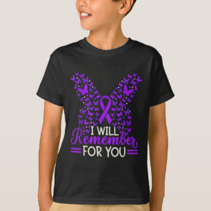 Camiseta Heimers Sensibilização Doença de Fita Demência Vis