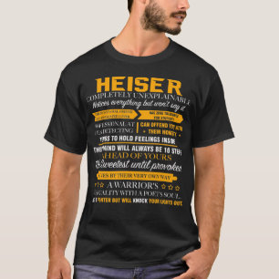 Camiseta HEISER completamente inexplicável
