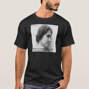 Camiseta Helen Keller e famosa citação surda/cega