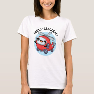 Camiseta Heli-Llujah Cute Helicopter Pun