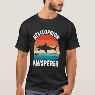 Camiseta Helicoprion Murmurador Fóssil de Peixe Mandíbula S