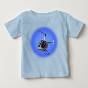 Camiseta Helicopter Baby Shirts Criança de helicóptero