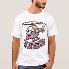 Camiseta Helicopter Pilot Blueprint – I Fly Helicopters Sup