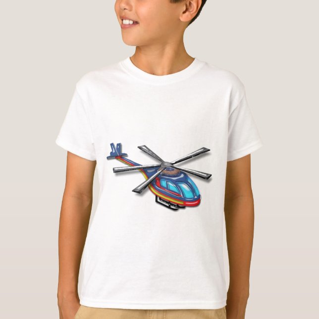 Camiseta Helicóptero alto do vôo (Frente)