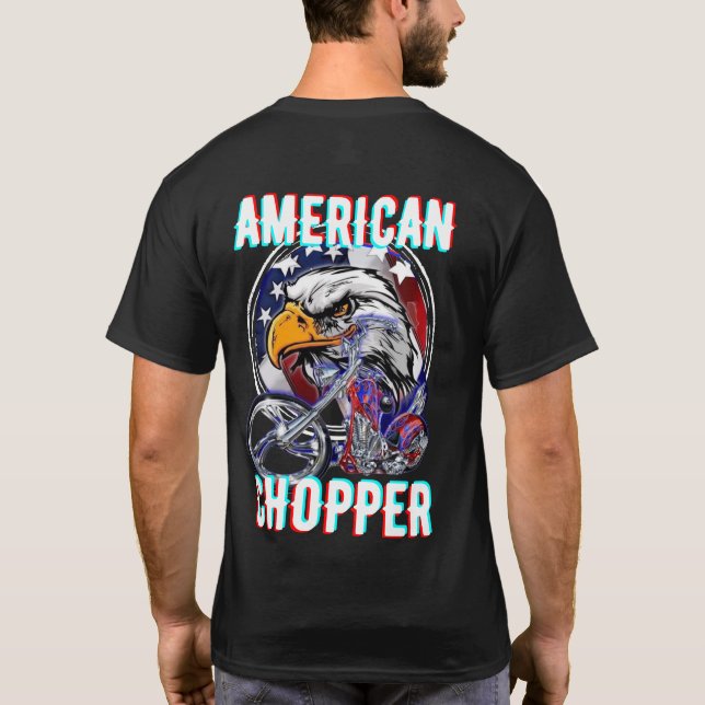Camiseta helicóptero americano (Verso)