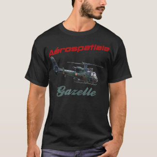 Camiseta helicóptero Aroespaale gazelle sa 341 gazelle sa34