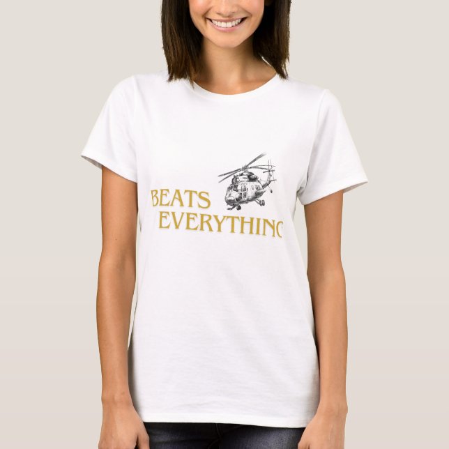 Camiseta Helicóptero bate tudo (Frente)