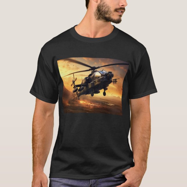 Camiseta Helicóptero de Ataque (Frente)
