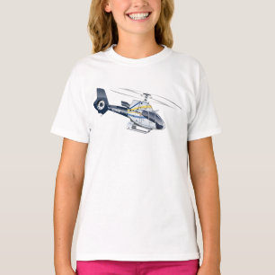Camiseta Helicóptero de desenho animado
