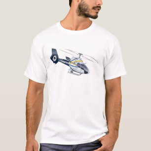 Camiseta Helicóptero de desenho animado