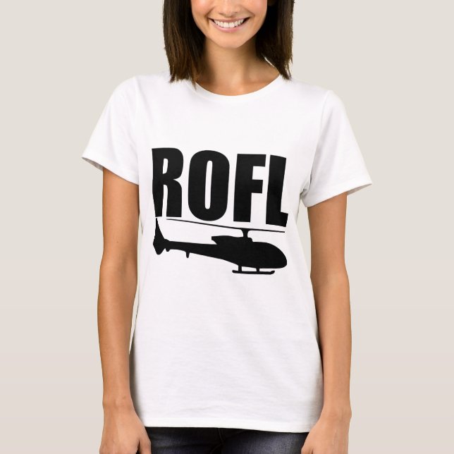 Camiseta Helicóptero de ROFL (Frente)