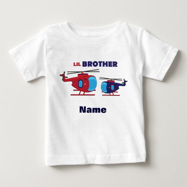 Camiseta Helicóptero do Aprendendo o Candy Lil Brother Pers (Frente)