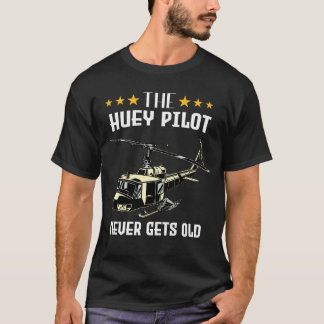 Camiseta Helicóptero Huey Pilota VietnamPiloto Huey