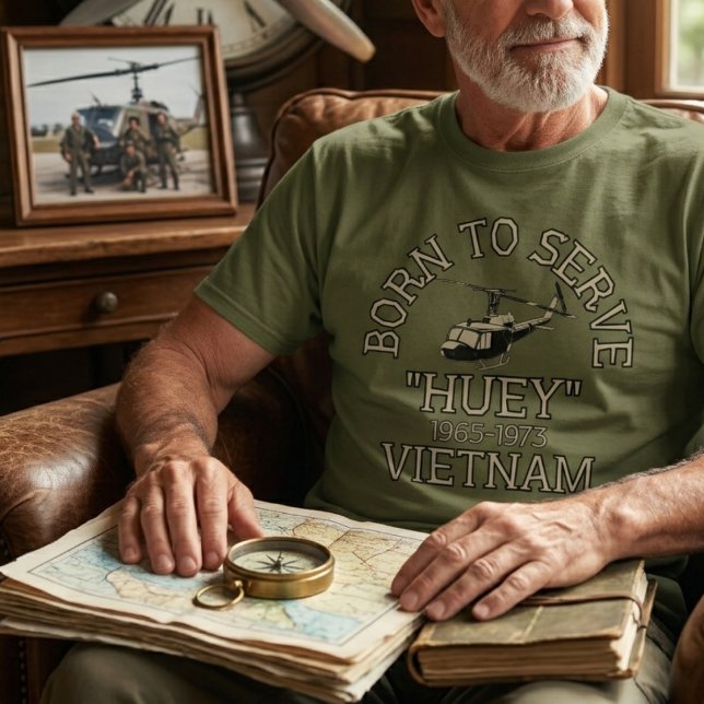Camiseta Helicóptero Huey Vietnã (Criador carregado)