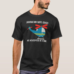 Camiseta Helicóptero legal Para Aeronaves De Pai Masculinas