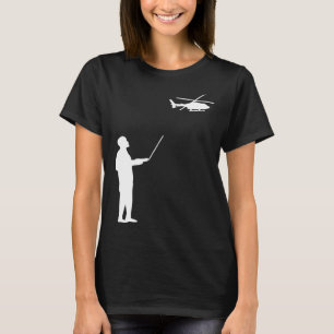 Camiseta Helicóptero Modelo Controle Remoto RC Hobby Piloto