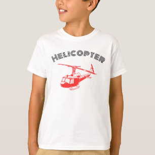 Camiseta Helicóptero para Meninos De Verão
