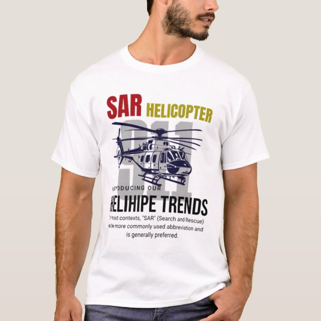 Camiseta Helicóptero SAR (Frente)