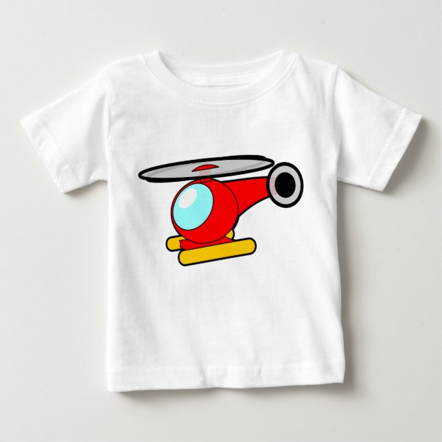 Camiseta Helicópteros, helicópteros, imagens de robôs (Frente)