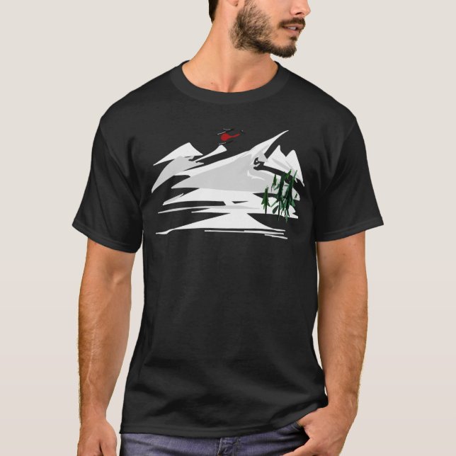 Camiseta Heliskiing (Frente)
