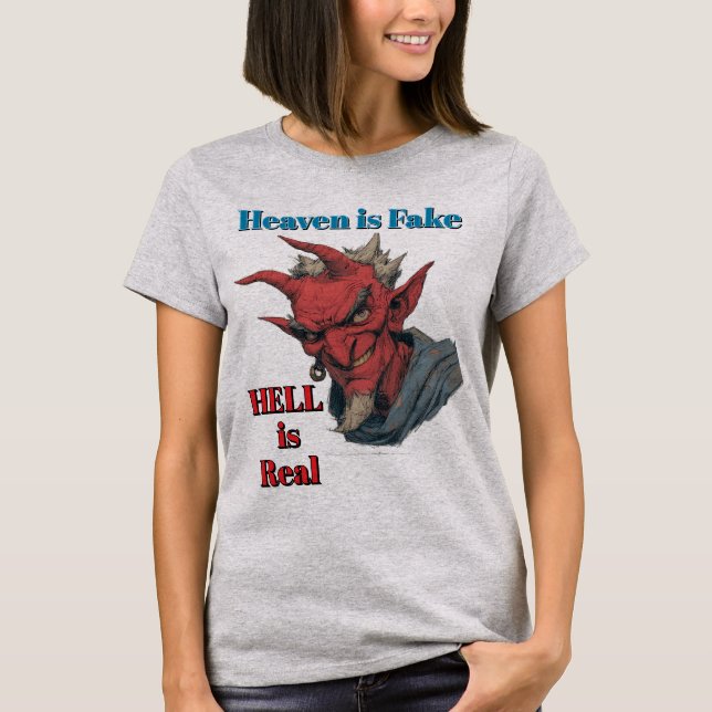 Camiseta Hell Is Real (Frente)
