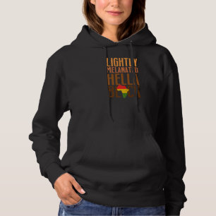 Camiseta Hella Black History Melanin Afri ligeiramente Mela