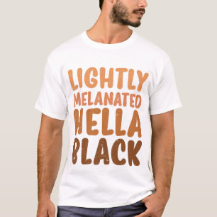 Camiseta Hella Black ligeiramente Melanizada falta Históri