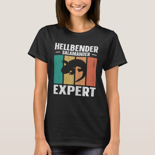 Camiseta Hellbender Salamander Expert Amphibian (Frente)