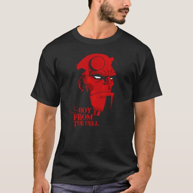 CAMISETA HELLBOY CÔNICA SUPERHERO LEGAL (Frente)