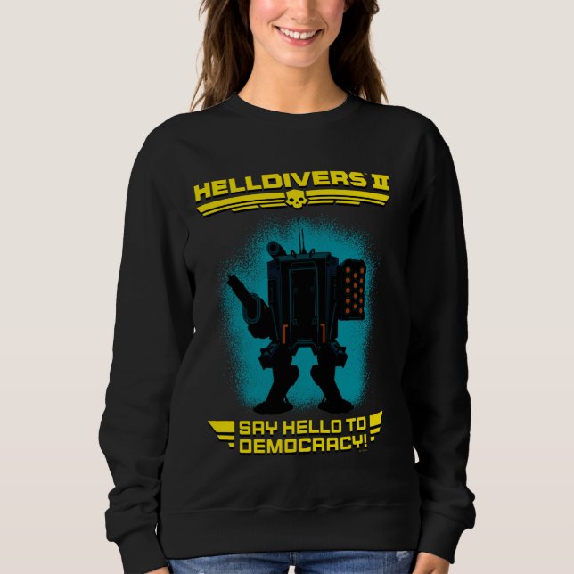 Camiseta Helldivers 2 Jogo De Vídeo Sony Playstation Diga O (Frente)