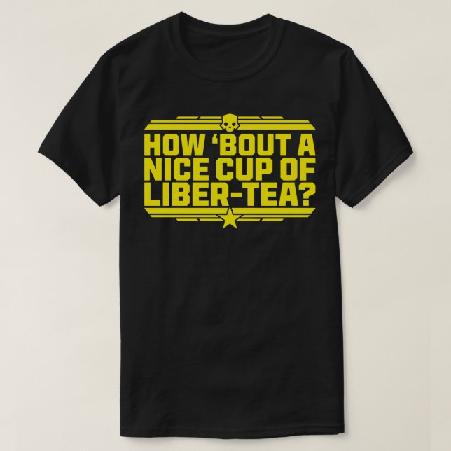 Camiseta Helldivers 2 Libertea (Frente do Design)