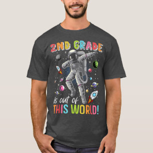 Camiseta Hello 2nd grade teacher team Second grade Astronau