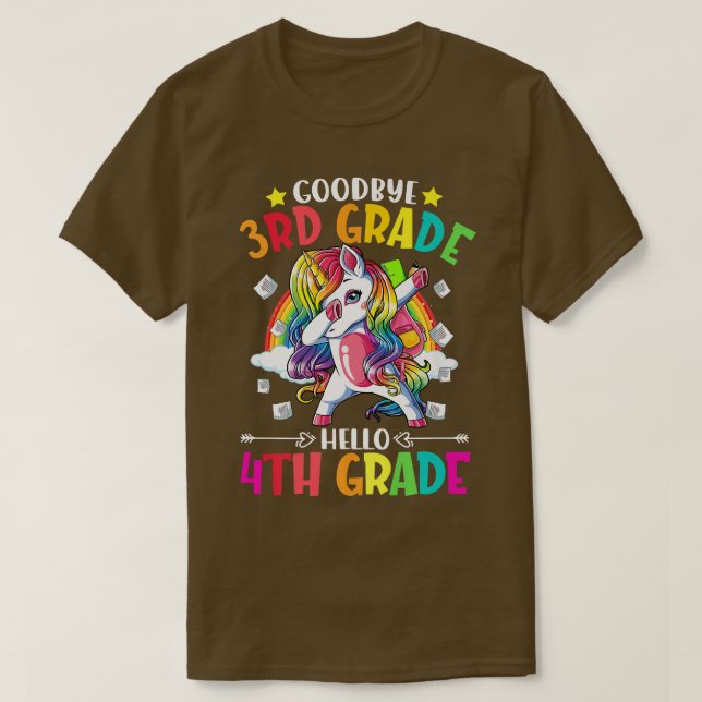 Camiseta Hello 4th Grade Teacher Student Back To School Uni (Frente do Design)