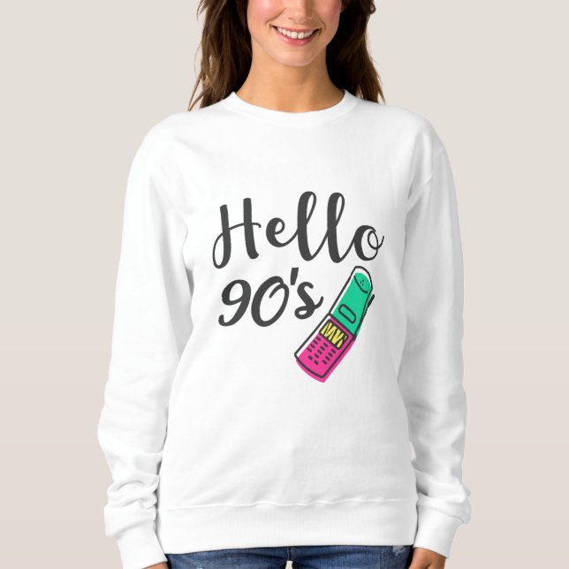 Camiseta Hello 90s Cellphone (Frente)