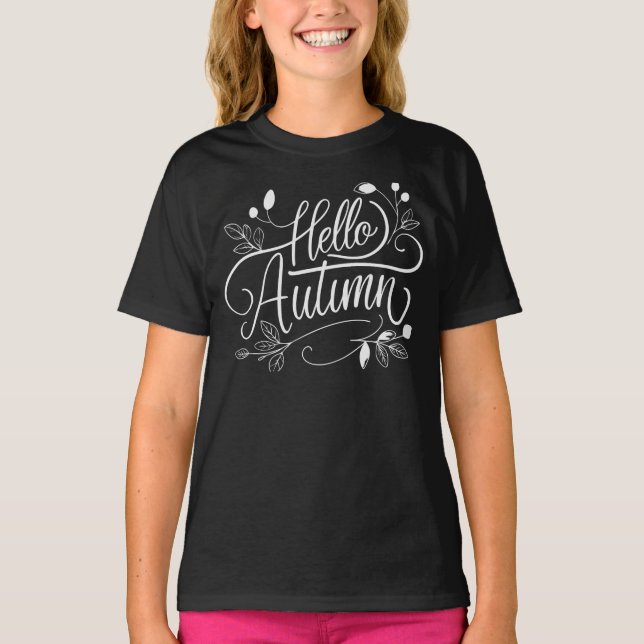 Camiseta Hello Autumn (Frente)