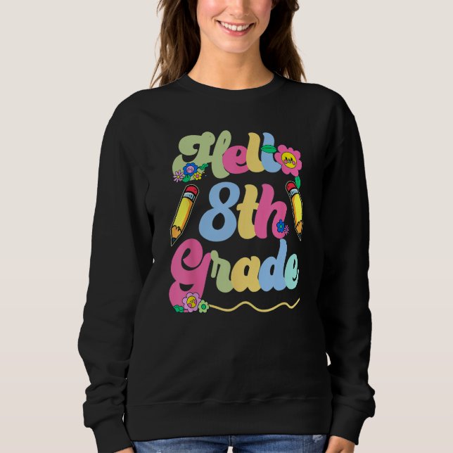 Camiseta Hello Eighth Grade Team 8th Grade Back To School T (Frente)
