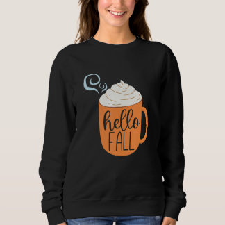 Camiseta Hello Fall Coffee Hot Cocoa