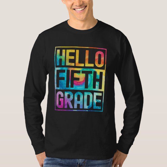Camiseta Hello Fifth Grade Back to School 5th Grade Teacher (Frente)