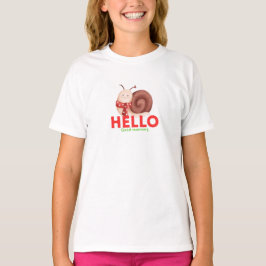 Camiseta hello good morning