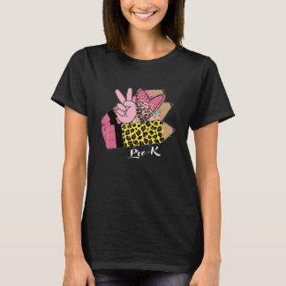 Camiseta Hello Pre K Cute Pencil Teacher Back To School