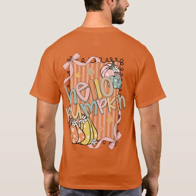 Camiseta Hello Pumpkin Fall season (Verso)